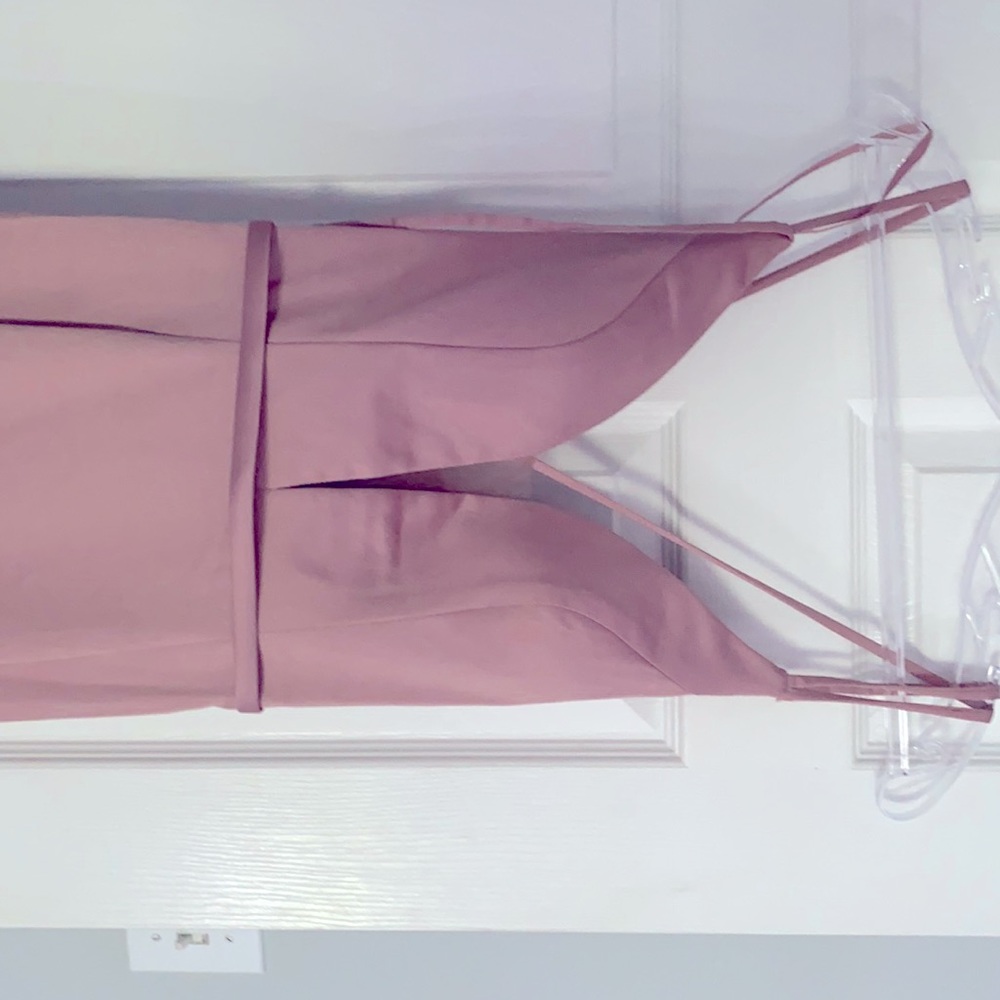 Dusty rose colored formal
